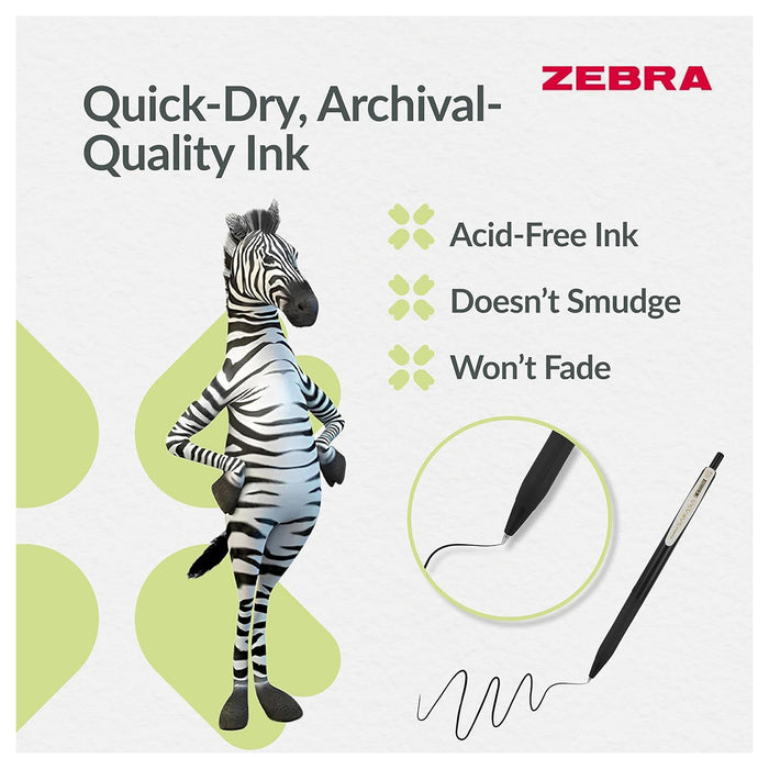 Sarasa Clip Gel 0.7 mm Vintage Black Ink - 2 Pack