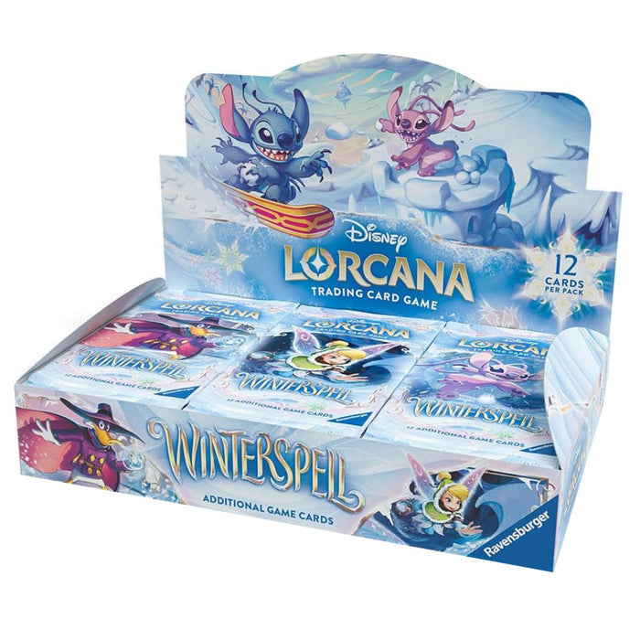Disney Lorcana Trading Card Game Winterspell Booster 24 Pack Box