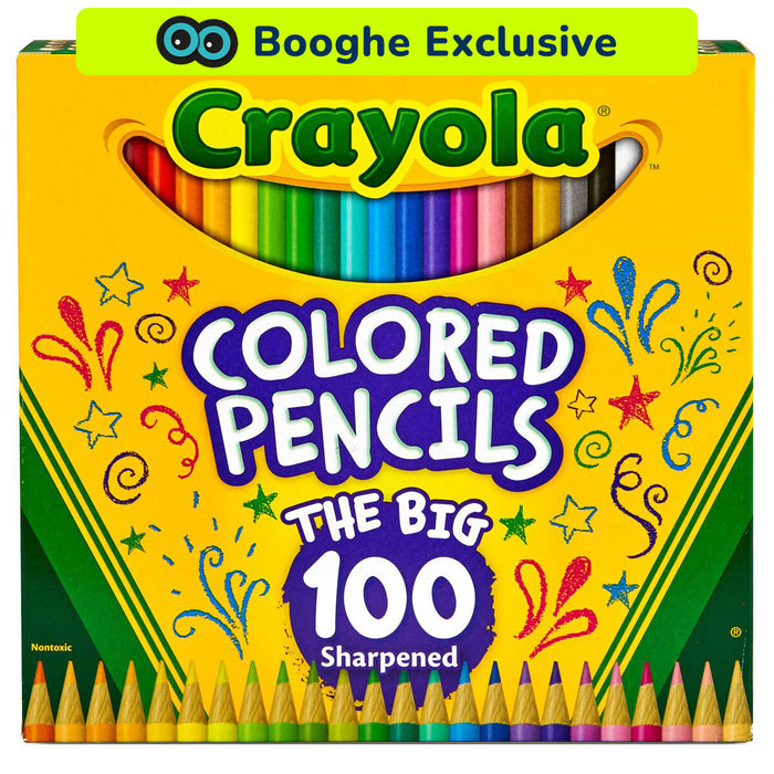 Crayola Coloured Pencils The Big 100 Sharpened