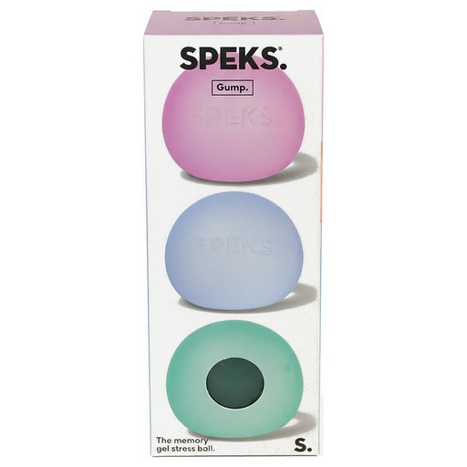Speks Gump Memory Gel Stress Ball (3 Pack)