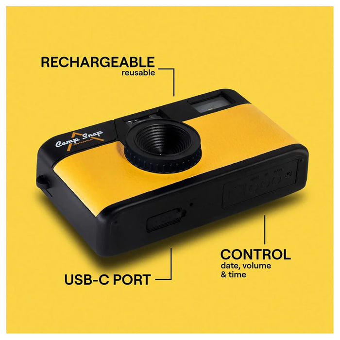Camp Snap Screen-Free Digital Camera Sunbeam Yellow