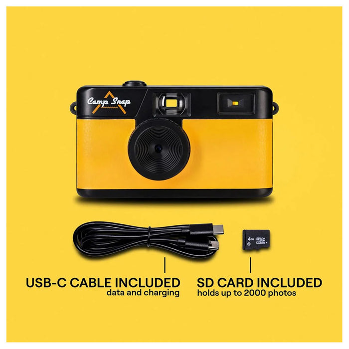 Camp Snap Screen-Free Digital Camera Sunbeam Yellow