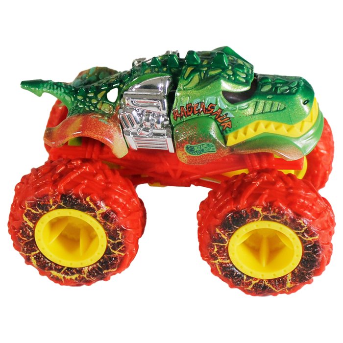 Hot Wheels Monster Trucks Shark Vs Dino Rageasaur Truck Orange Tyres