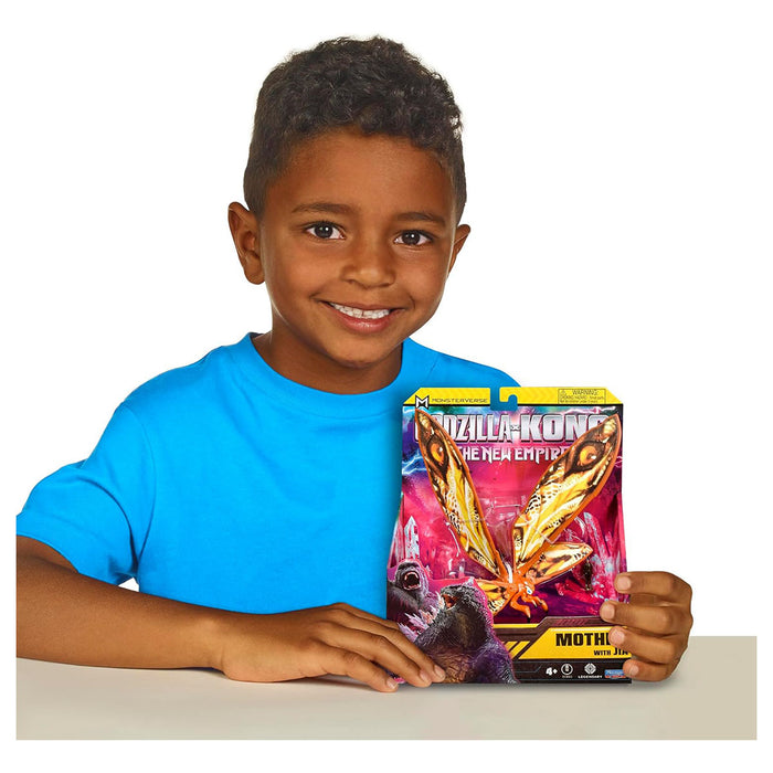 Godzilla x Kong: The New Empire Mothra with Jia 6" Figure