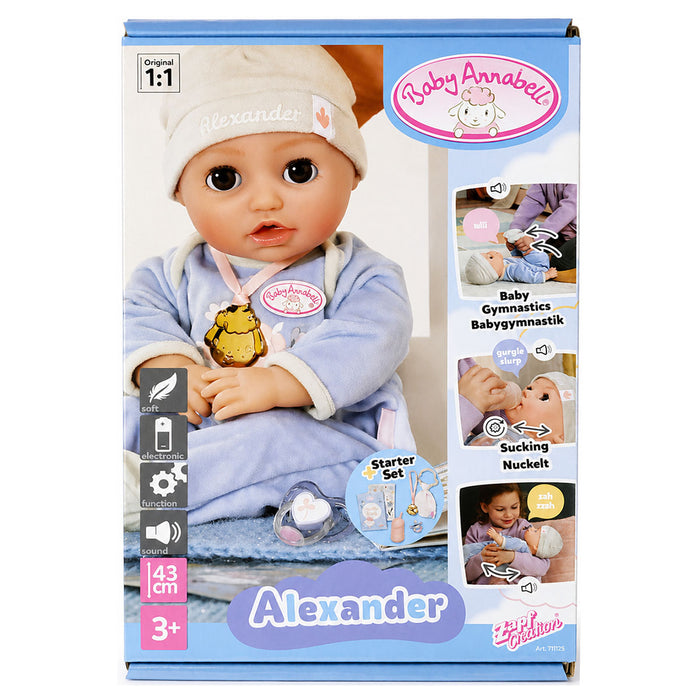 Baby Annabell Active Alexander 43cm Doll