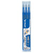 Pilot FriXion Ball & Ball Clicker Erasable M Pen Blue Ink Refills (3 Pack)