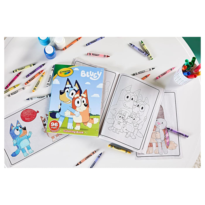 Crayola Bluey Colouring Book