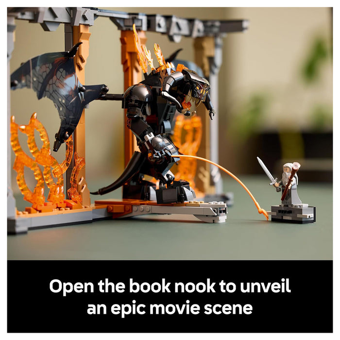 LEGO Icons The Lord of the Rings: Balrog Book Nook Building Set
