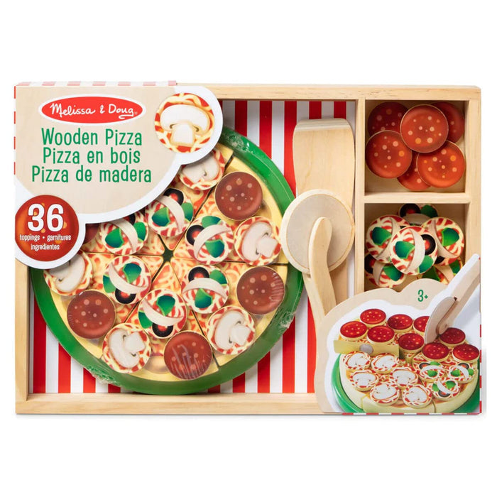 Melissa & Doug Wooden Pizza Party Set