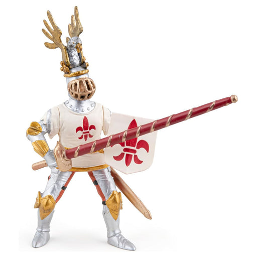 Papo White Knight Fleur de Lys Figure