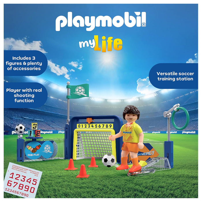 Playmobil My Life Football Training Station Playset