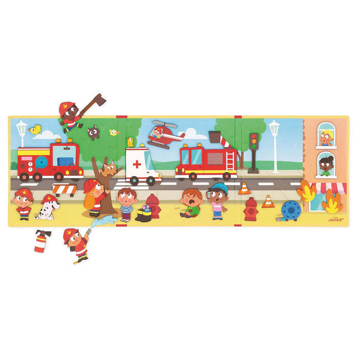 Janod Magneti'Stories Firefighters Set