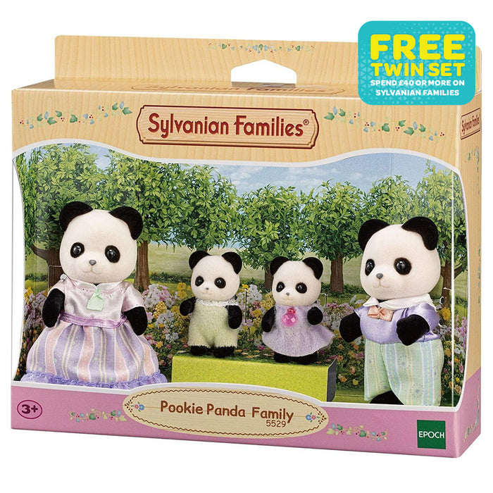 Sylvanian Familes: Pookie Panda Family Figures (4 Pack)