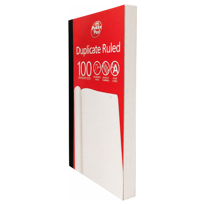 Pukka Pad Duplicate Ruled 100 Sheets Book