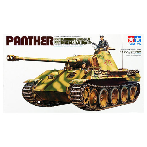Tamiya German Panther 1:35 Military Miniatures Series No. 65 Model Kit