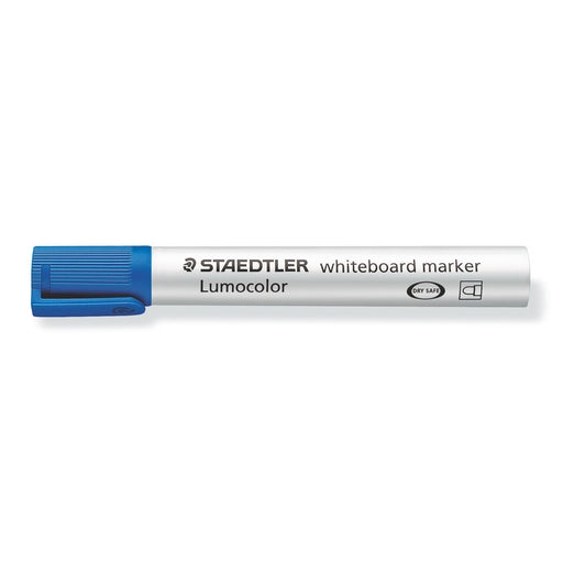 Staedtler Lumocolor Whiteboard Blue Bullet Tip Marker