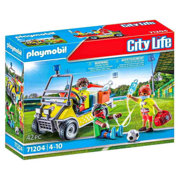 Playmobil City Life Medical Team Rescue Cart Playset