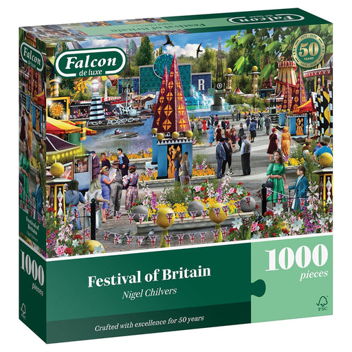 Falcon de luxe Festival of Britain 1000 Piece Jigsaw Puzzle