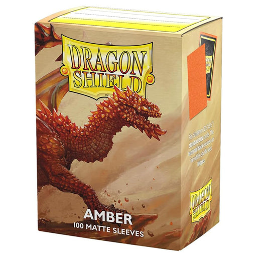 Dragon Shield Amber 100 Matte Sleeves