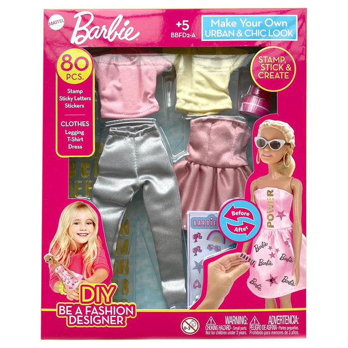 Barbie DIY Be a Fashion Designer Urban & Chic Set