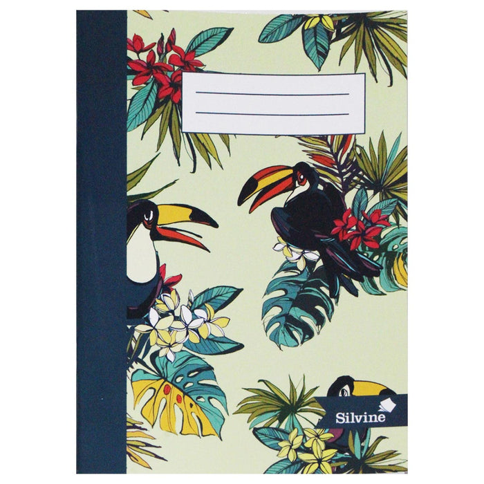 Silvine Marlene West 'Summer Garden' A5 Notebook (styles vary)