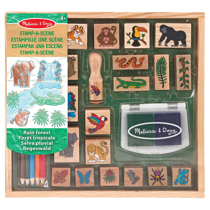 Melissa & Doug Stamp-a-Scene: Rain Forest Set