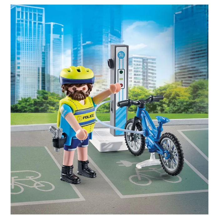 Playmobil Police Bike Patrol Figure