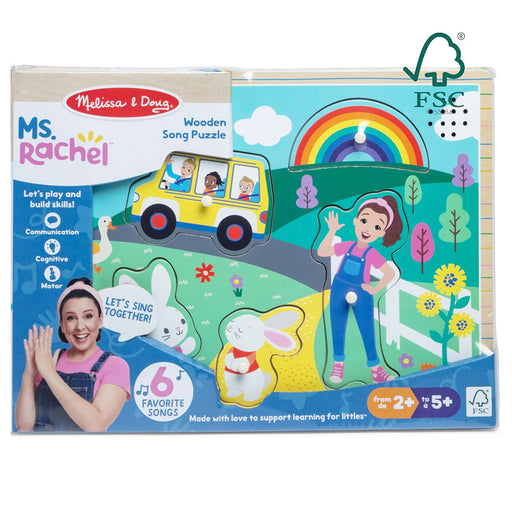 Melissa & Doug Ms. Rachel Wooden Song Puzzle