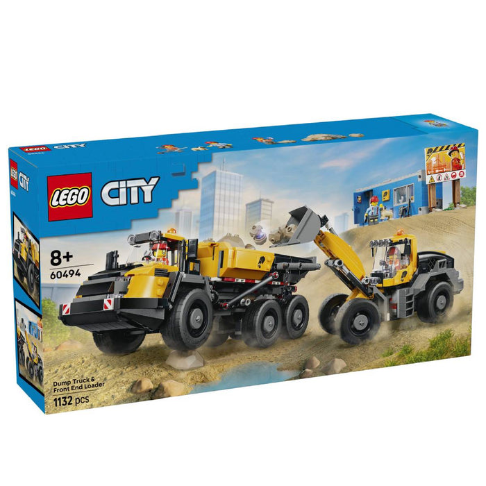 LEGO City Dump Truck & Front End Loader Building Set
