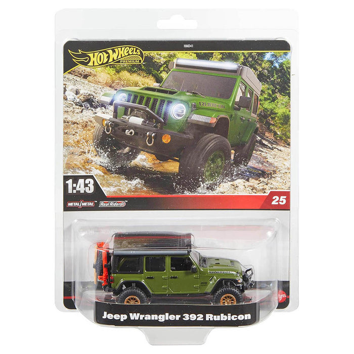  Hot Wheels Premium: Jeep Wrangler 392 Rubicon 1:43 Car