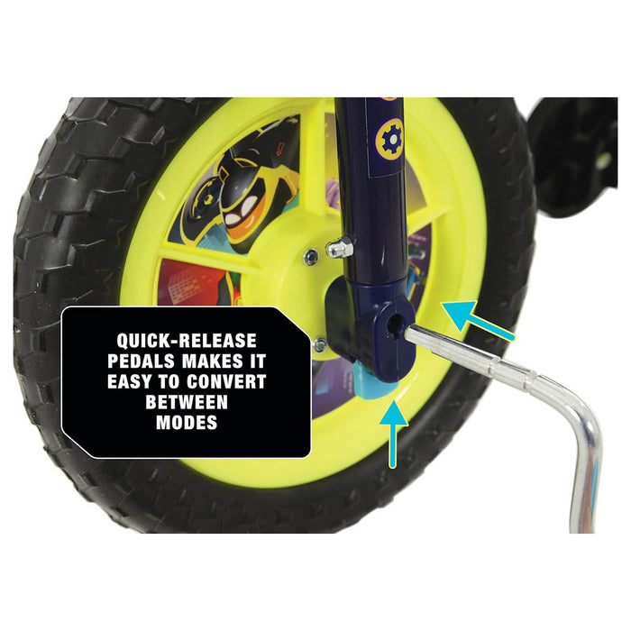 Batwheels 2-in-1 10" Training Bike