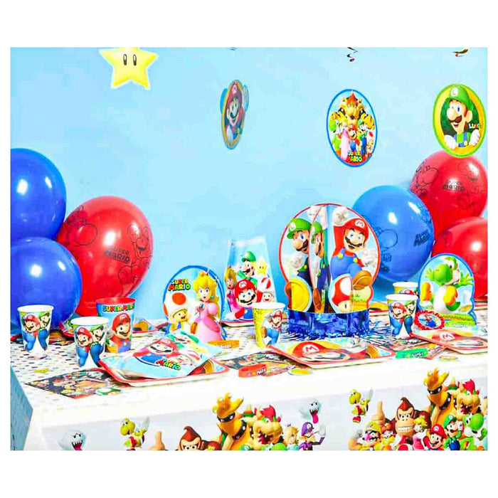 Super Mario Swirl Decorations (12 Pack)