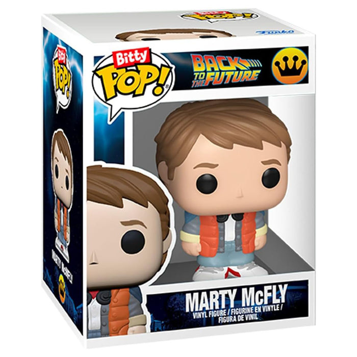 Funko Bitty Pop Rides: Back to the Future: Marty McFly and Time Machine Vinyl Figures