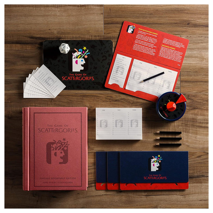 Scattergories Vintage Bookshelf Edition Game