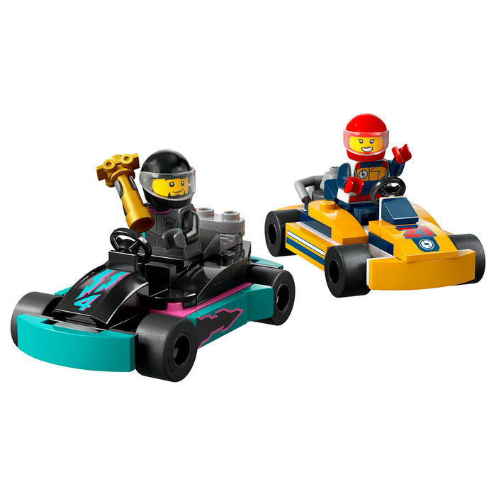 LEGO City Go-Karts and Race Drivers 60400 Building Set
