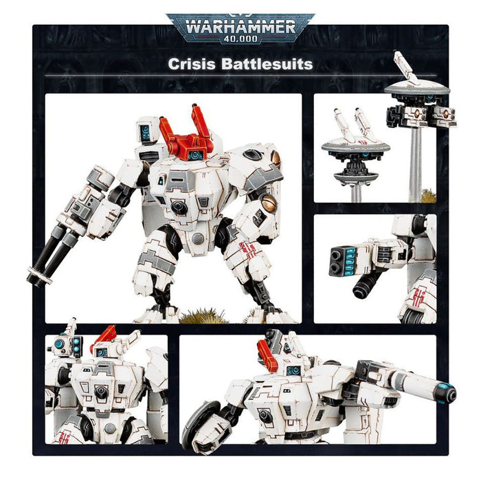 Warhammer 40,000 T'au Empire: Crisis Battlesuits Miniatures Set