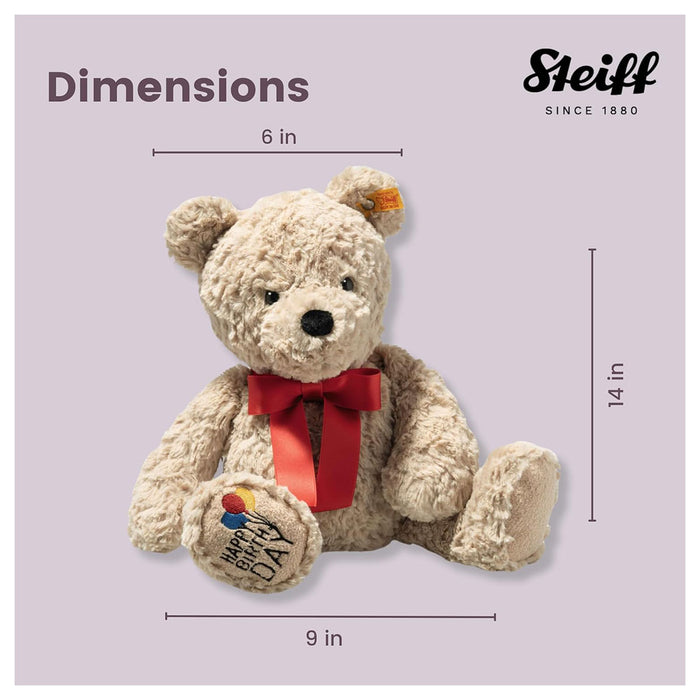 Steiff Jimmy Teddy Bear Happy Birthday 35cm