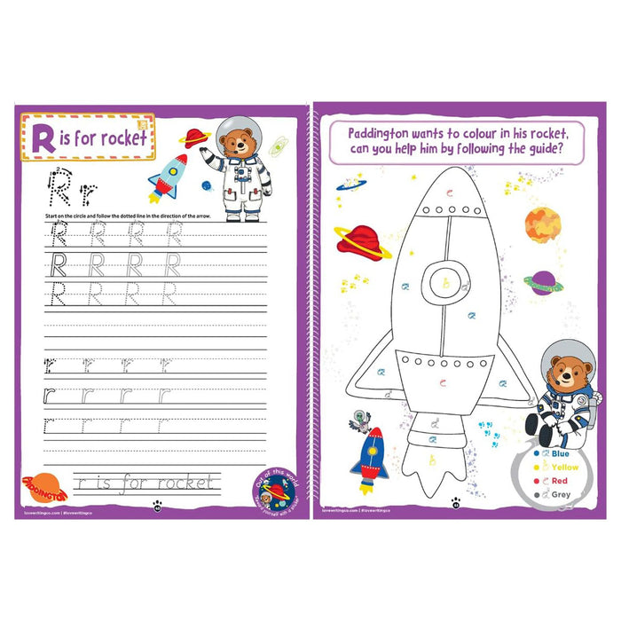 Writing Co Love Writing Co. Paddington Handwriting and Alphabet Practice Workbook ...