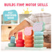 Peppa Pig Wooden Family Ring Stacker Set