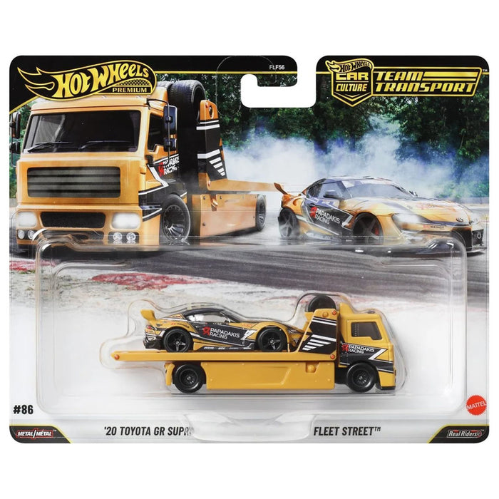 Hot Wheels Car Culture: Team Transport '20 Toyota GR Supra & Fleet Street Vehicles #86