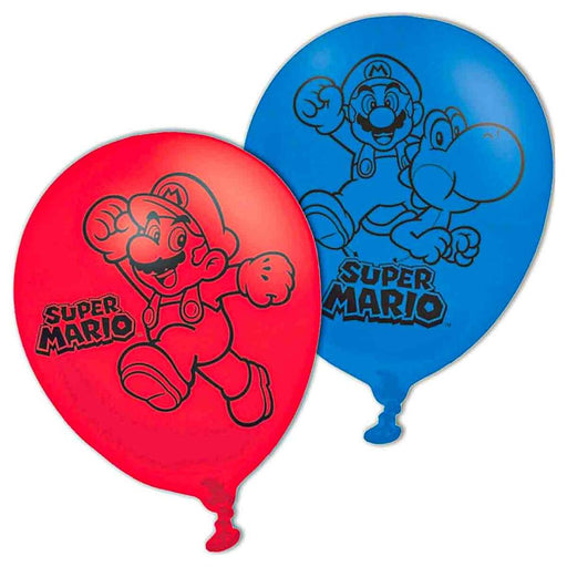 Super Mario Latex Balloons (6 Pack)