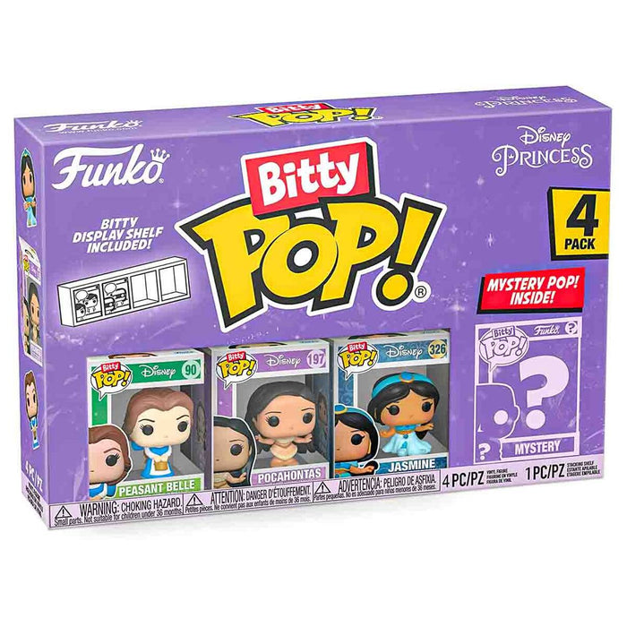 Funko Bitty Pop! Disney Princess Mini Figures Series (4 Pack