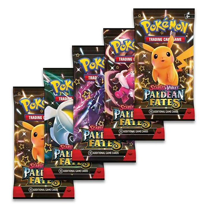 Pokémon TCG: Scarlet & Violet 4.5: Paldean Fates Iron Treads Tin (5 Booster Packs)