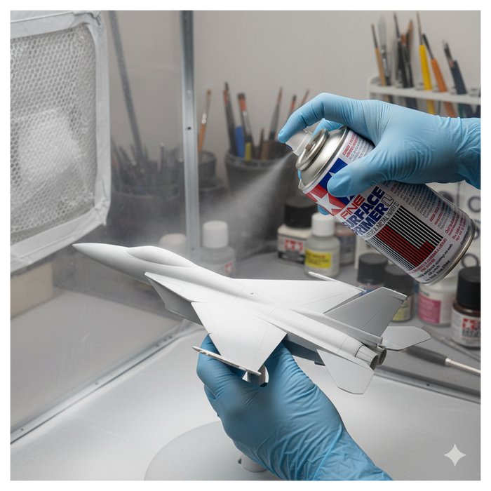 Tamiya Fine Surface Primer L White Air Spray