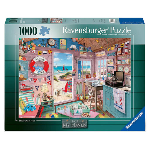 Ravensburger My Haven No 7 The Beach Hut 1000 Piece Jigsaw Puzzle