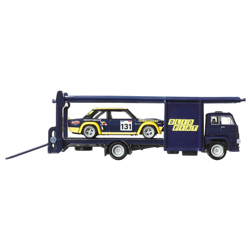 Hot Wheels Car Culture: Team Transport Fiat 131 Abarth with Second Story Lorry