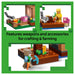 LEGO Minecraft Evoker Village Attack Building Set