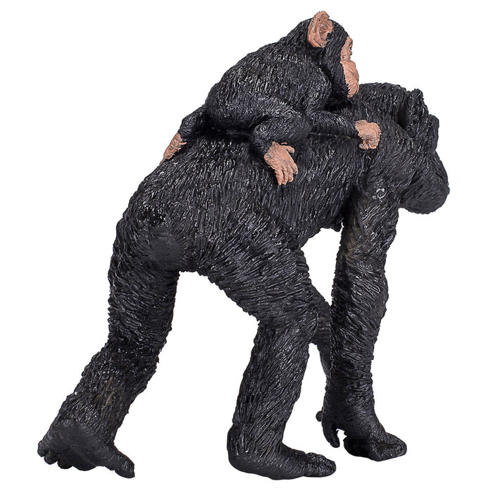 Mojo Fun Wildlife Chimpanzee with Baby Figure