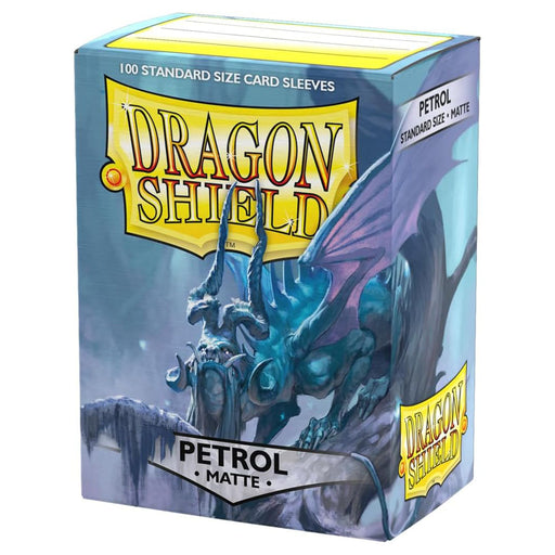 Dragon Shield Outer Sleeves - Matte - Petrol Blue Standard Size (100)