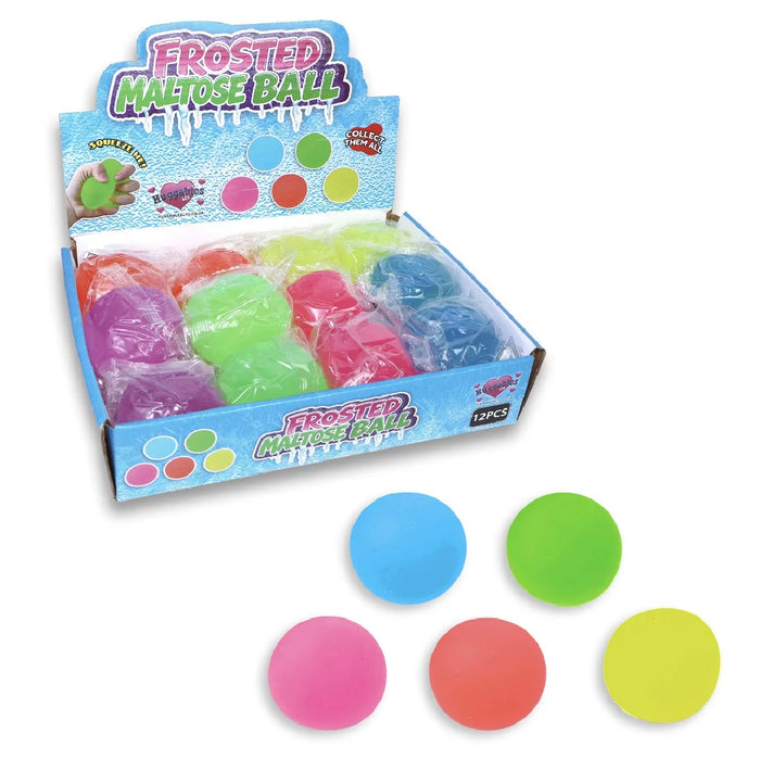Neon Frosted Maltose Ball 6cm Fidget Toy